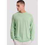 Linen blend ανδρική lightweight πλεκτή μπλούζα