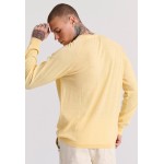 Linen blend ανδρική lightweight πλεκτή μπλούζα