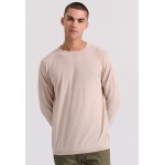 Linen blend ανδρική lightweight πλεκτή μπλούζα