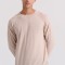 Linen blend ανδρική lightweight πλεκτή μπλούζα