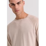 Linen blend ανδρική lightweight πλεκτή μπλούζα