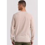 Linen blend ανδρική lightweight πλεκτή μπλούζα