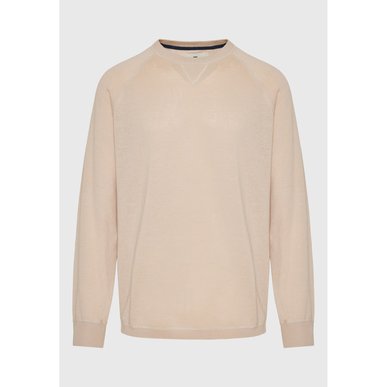 Linen blend ανδρική lightweight πλεκτή μπλούζα