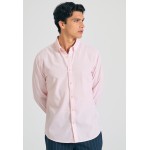 Linen blend πουκάμισο σε μελανζέ ύφανση