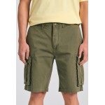 Loose fit garment dyed cargo βερμούδα