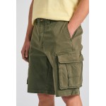 Loose fit garment dyed cargo βερμούδα