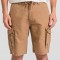 Loose fit linen blend cargo βερμούδα