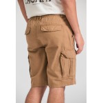 Loose fit linen blend cargo βερμούδα