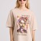 Loose fit t-shirt με bohemian τύπωμα