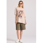 Loose fit t-shirt με bohemian τύπωμα
