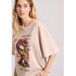 Loose fit t-shirt με bohemian τύπωμα