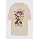 Loose fit t-shirt με bohemian τύπωμα