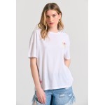 Loose fit t-shirt με text artwork τύπωμα στην πλάτ