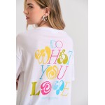 Loose fit t-shirt με text artwork τύπωμα στην πλάτ