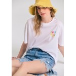 Loose fit t-shirt με text artwork τύπωμα στην πλάτ