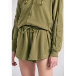 Loose fit αθλητικό σορτς με branded κέντημα Loose fit αθλητικό σορτς με branded κέντημα