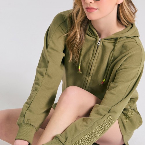 Loose fit αθλητικό σορτς με branded κέντημα