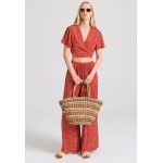 Loose fit εμπριμέ παντελόνα σε boho look