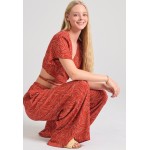 Loose fit εμπριμέ παντελόνα σε boho look
