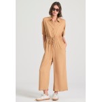 Loose fit ολόσωμη φόρμα με δέσιμο με κόμπο