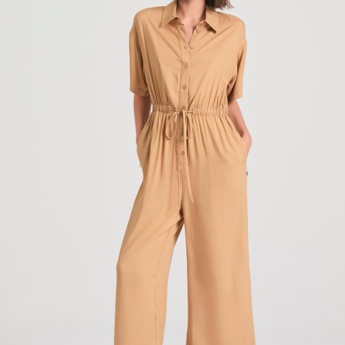 Loose fit ολόσωμη φόρμα με δέσιμο με κόμπο Loose fit ολόσωμη φόρμα με δέσιμο με κόμπο