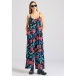 Loose fit ολόσωμη φόρμα με σχέδιο με κέντημα
