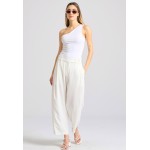 Loose fit παντελόνι με πιέτες στη μέση Loose fit παντελόνι με πιέτες στη μέση