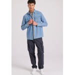 Loose tapered fit cargo παντελόνι σε ζακάρ ύφανση