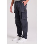 Loose tapered fit cargo παντελόνι σε ζακάρ ύφανση