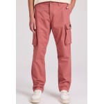 Loose tapered fit cargo παντελόνι σε ζακάρ ύφανση