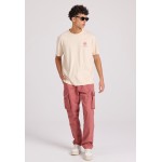 Loose tapered fit cargo παντελόνι σε ζακάρ ύφανση