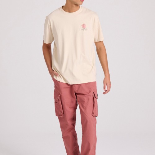 Loose tapered fit cargo παντελόνι σε ζακάρ ύφανση Loose tapered fit cargo παντελόνι σε ζακάρ ύφανση