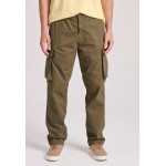 Loose tapered fit cargo παντελόνι σε ζακάρ ύφανση