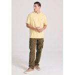 Loose tapered fit cargo παντελόνι σε ζακάρ ύφανση
