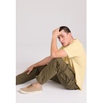 Loose tapered fit cargo παντελόνι σε ζακάρ ύφανση