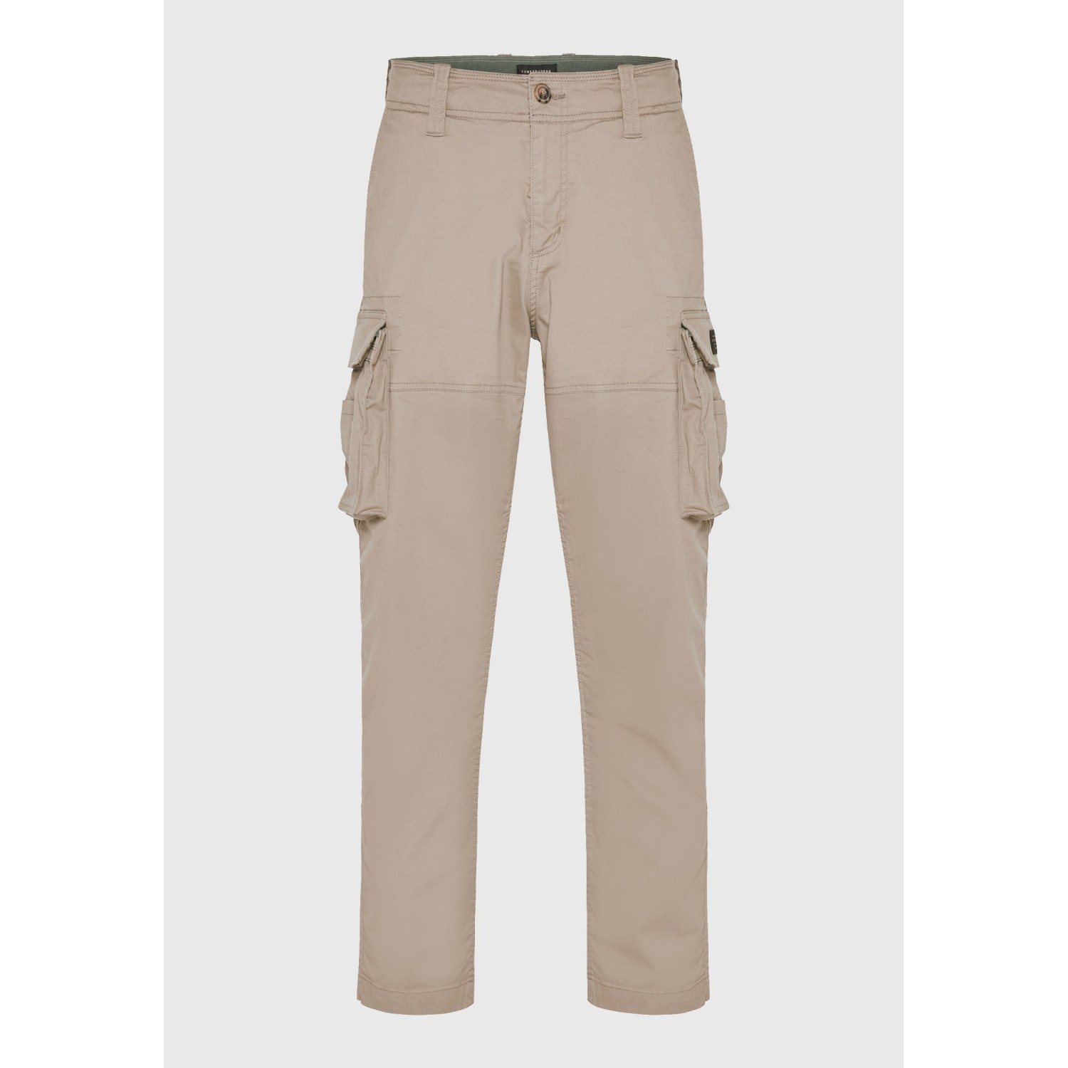 Loose tapered fit cargo παντελόνι σε ζακάρ ύφανση Loose tapered fit cargo παντελόνι σε ζακάρ ύφανση