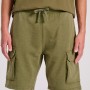 Loose tapered fit αθλητική cargo βερμούδα