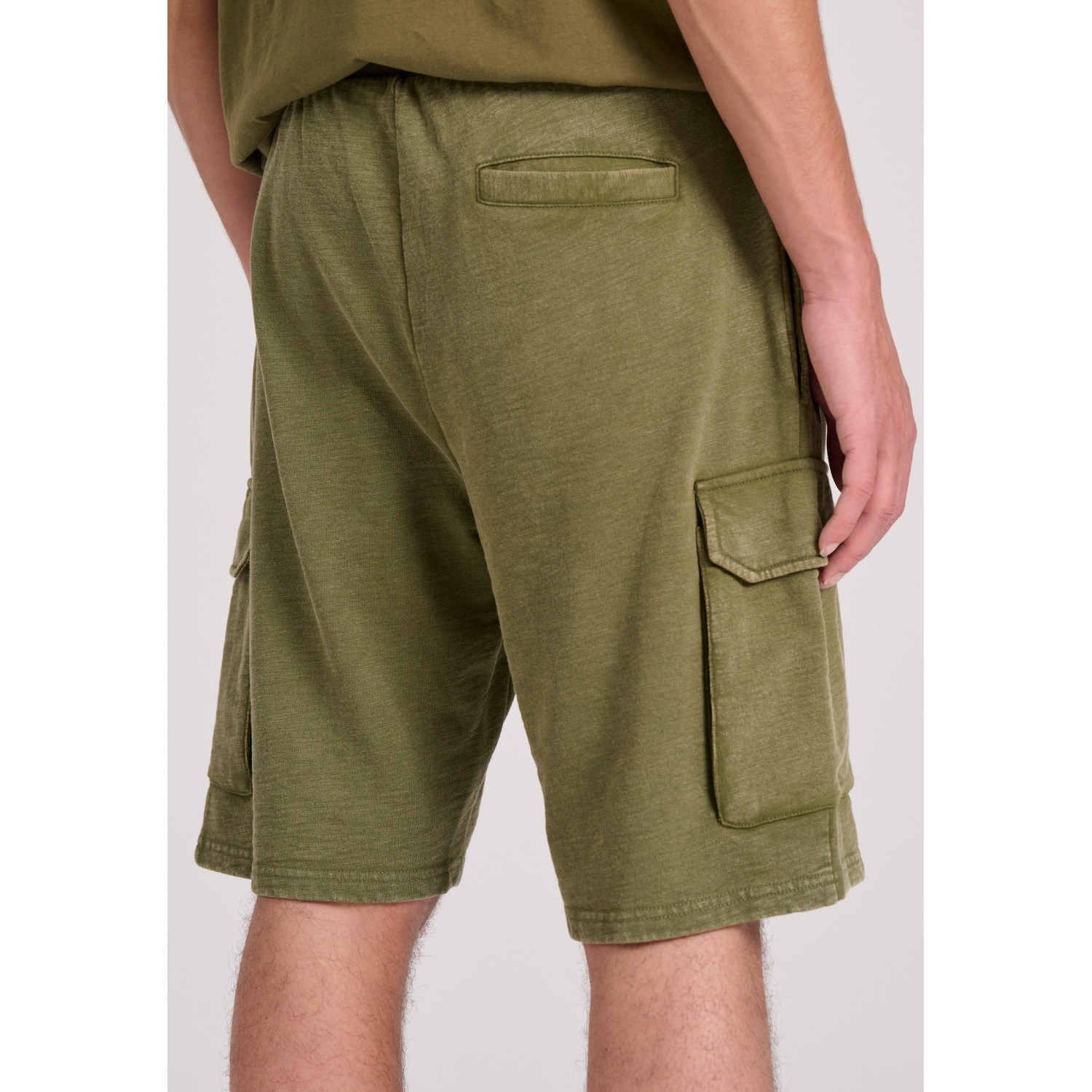Loose tapered fit αθλητική cargo βερμούδα