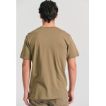 Organic cotton t-shirt με text artwork τύπωμα