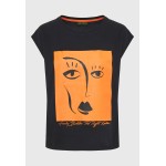Organic cotton t-shirt με τύπωμα στο στήθος