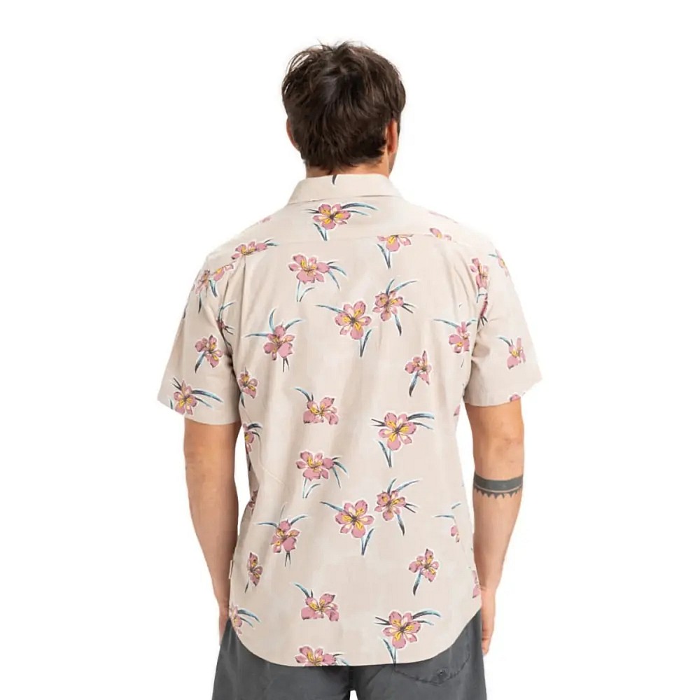 Quiksilver Apero Classic Κοντομάνικο Βαμβακερό Πουκάμισο