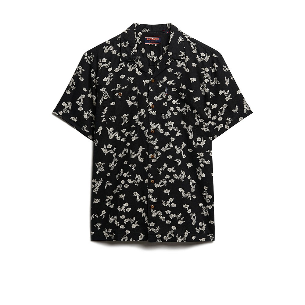 Superdry M D3 Ovin Κοντομάνικο Πουκάμισο σε Κανονική Γραμμή
