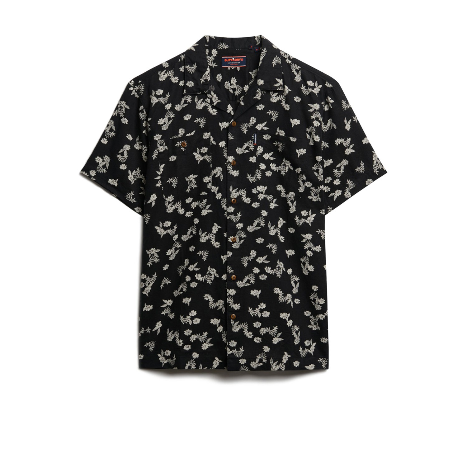 Superdry M D3 Ovin Κοντομάνικο Πουκάμισο σε Κανονική Γραμμή