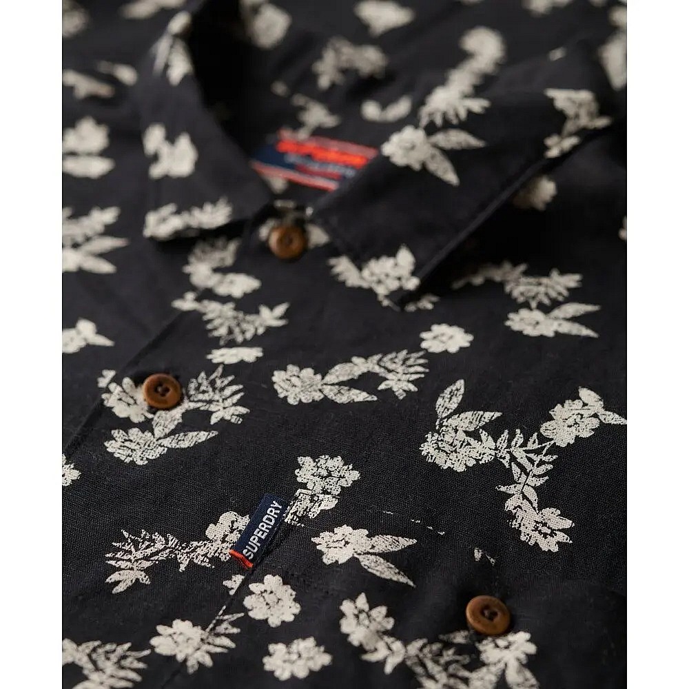 Superdry M D3 Ovin Κοντομάνικο Πουκάμισο σε Κανονική Γραμμή