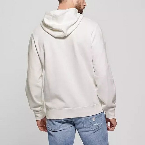 Men's Hoodie Embroidered Logo Hood Guess Jeans