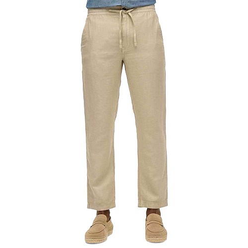 Superdry D2 Stud Merchant Elastic Waist Straight Pants Παντελόνι
