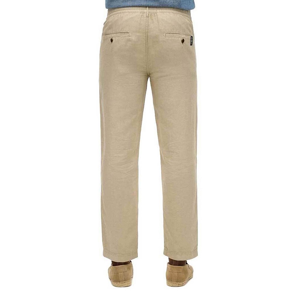 Superdry D2 Stud Merchant Elastic Waist Straight Pants Παντελόνι
