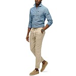 Superdry D2 Stud Merchant Elastic Waist Straight Pants Παντελόνι