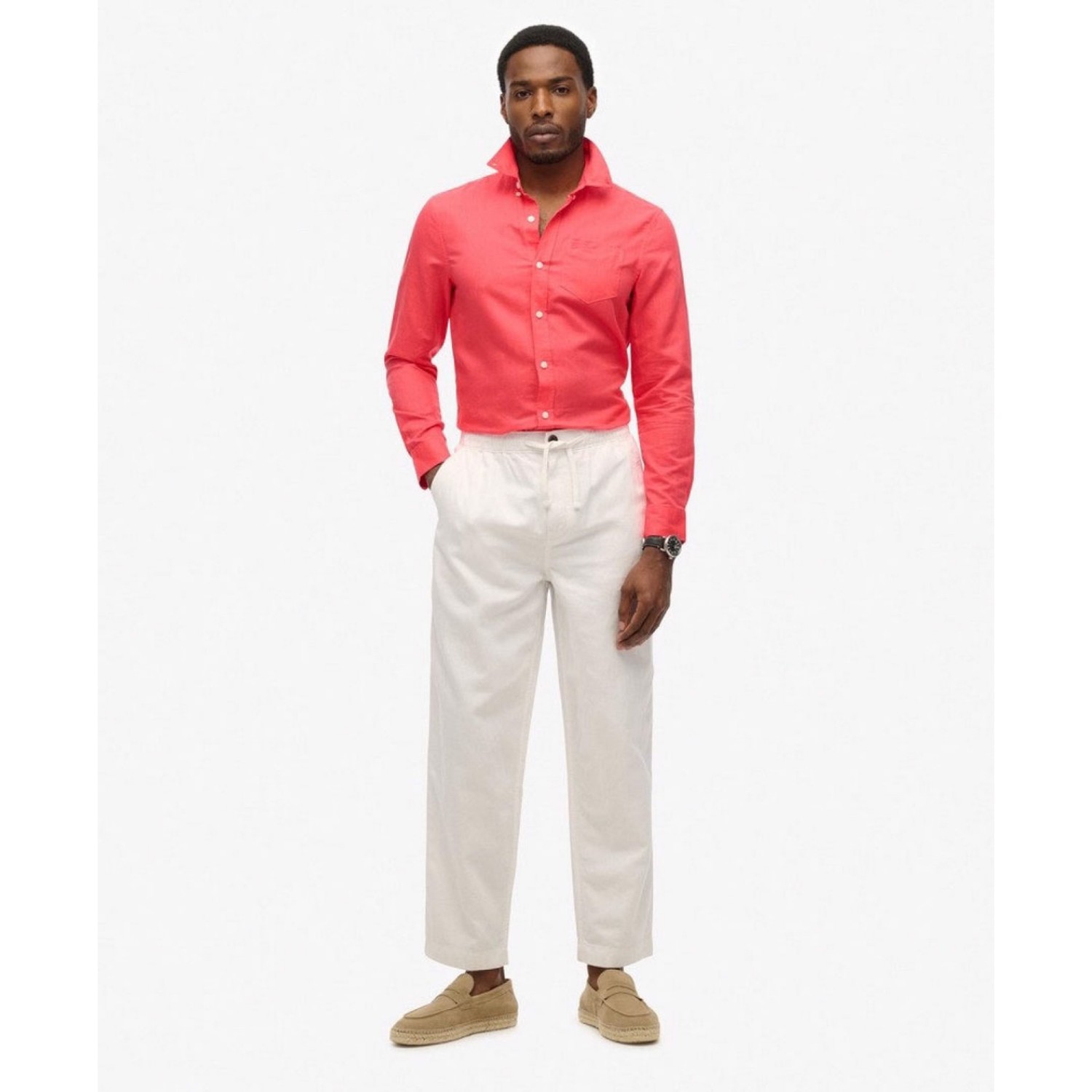Superdry Παντελόνι Merchant με Κορδόνι και Τρουκς (M7011395A)
