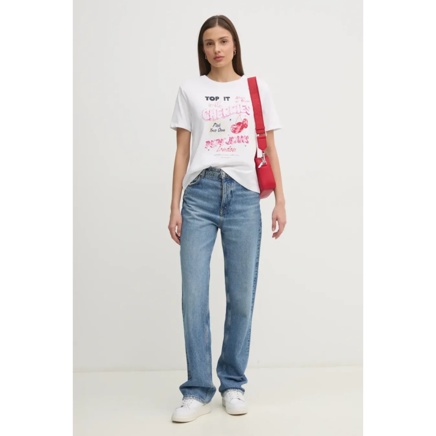 Pepe Jeans Pl506045 Pl506045 Drop 2 Roxane Μπλούζα Γυναικείο